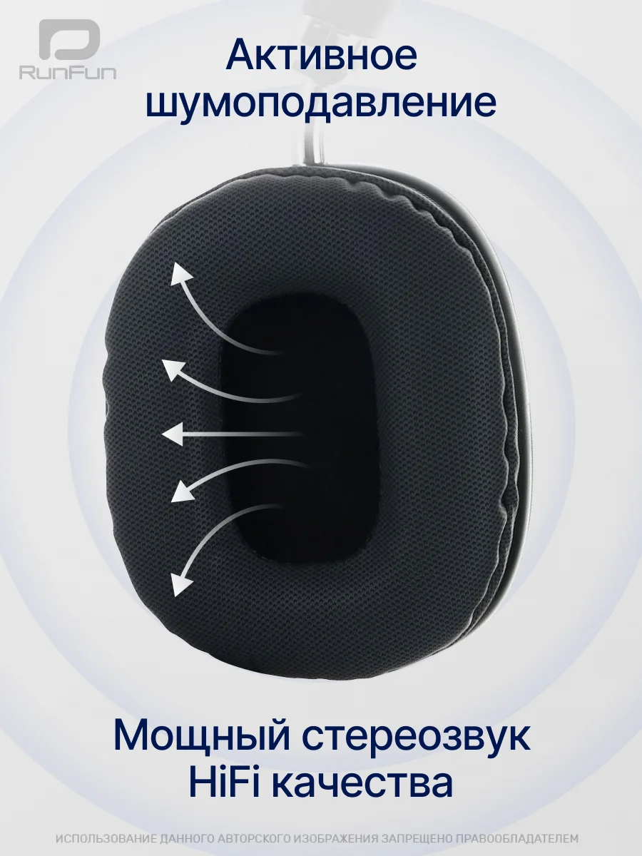 Наушники беспроводные полноразмерные, накладные, с микрофоном
