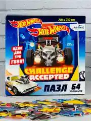 Мозаика для мальчиков хот вилс Hot wheels 64 гонки гоночная машина гонки пазлы детские