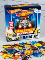 Мозаика для мальчиков хот вилс Hot wheels 64 гонки гоночная машина гонки пазлы детские