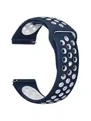 Синий спортивный ремешок для Xiaomi, Samsung, Huawei Honor GTR GTS Watch силиконовый 22 мм
