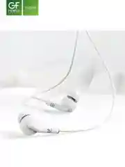 Белый наушники проводные с микрофоном GFPower M01