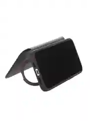 Черный чехол-книжка MagSafe для iPhone 15, 15 Pro, 15 Pro Max, BROSCORP, из экокожи, пластик, силикон