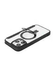 Черный чехол-книжка MagSafe для iPhone 15, 15 Pro, 15 Pro Max, BROSCORP, из экокожи, пластик, силикон
