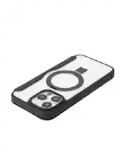 Черный чехол-книжка MagSafe для iPhone 15, 15 Pro, 15 Pro Max, BROSCORP, из экокожи, пластик, силикон