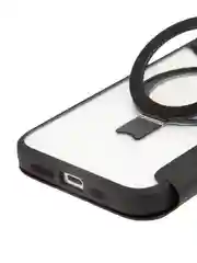 Черный чехол-книжка MagSafe для iPhone 15, 15 Pro, 15 Pro Max, BROSCORP, из экокожи, пластик, силикон