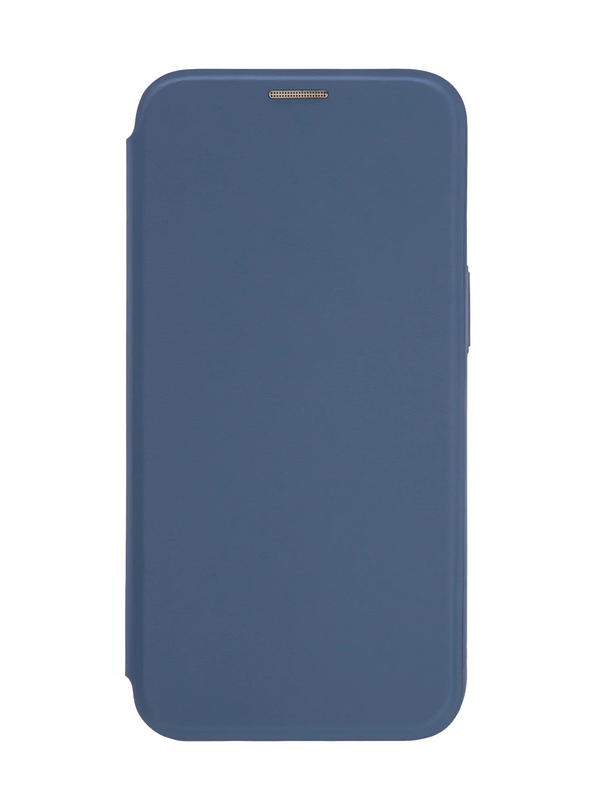 Синий чехол-книжка MagSafe для iPhone 15, 15 Pro, 15 Pro Max, BROSCORP, из экокожи, пластик, силикон