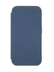 Синий чехол-книжка MagSafe для iPhone 15, 15 Pro, 15 Pro Max, BROSCORP, из экокожи, пластик, силикон