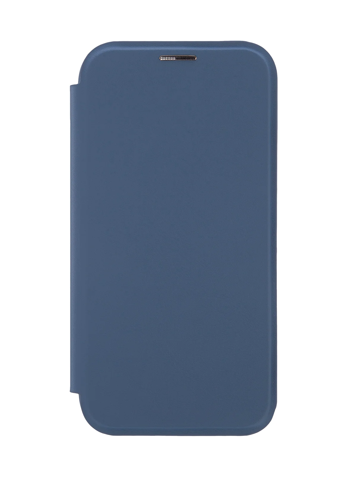Синий чехол-книжка MagSafe для iPhone 15, 15 Pro, 15 Pro Max, BROSCORP, из экокожи, пластик, силикон