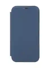 Синий чехол-книжка MagSafe для iPhone 15, 15 Pro, 15 Pro Max, BROSCORP, из экокожи, пластик, силикон