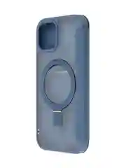Синий чехол-книжка MagSafe для iPhone 15, 15 Pro, 15 Pro Max, BROSCORP, из экокожи, пластик, силикон