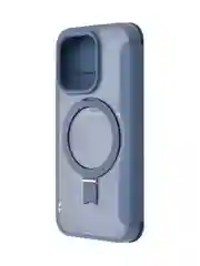 Синий чехол-книжка MagSafe для iPhone 15, 15 Pro, 15 Pro Max, BROSCORP, из экокожи, пластик, силикон