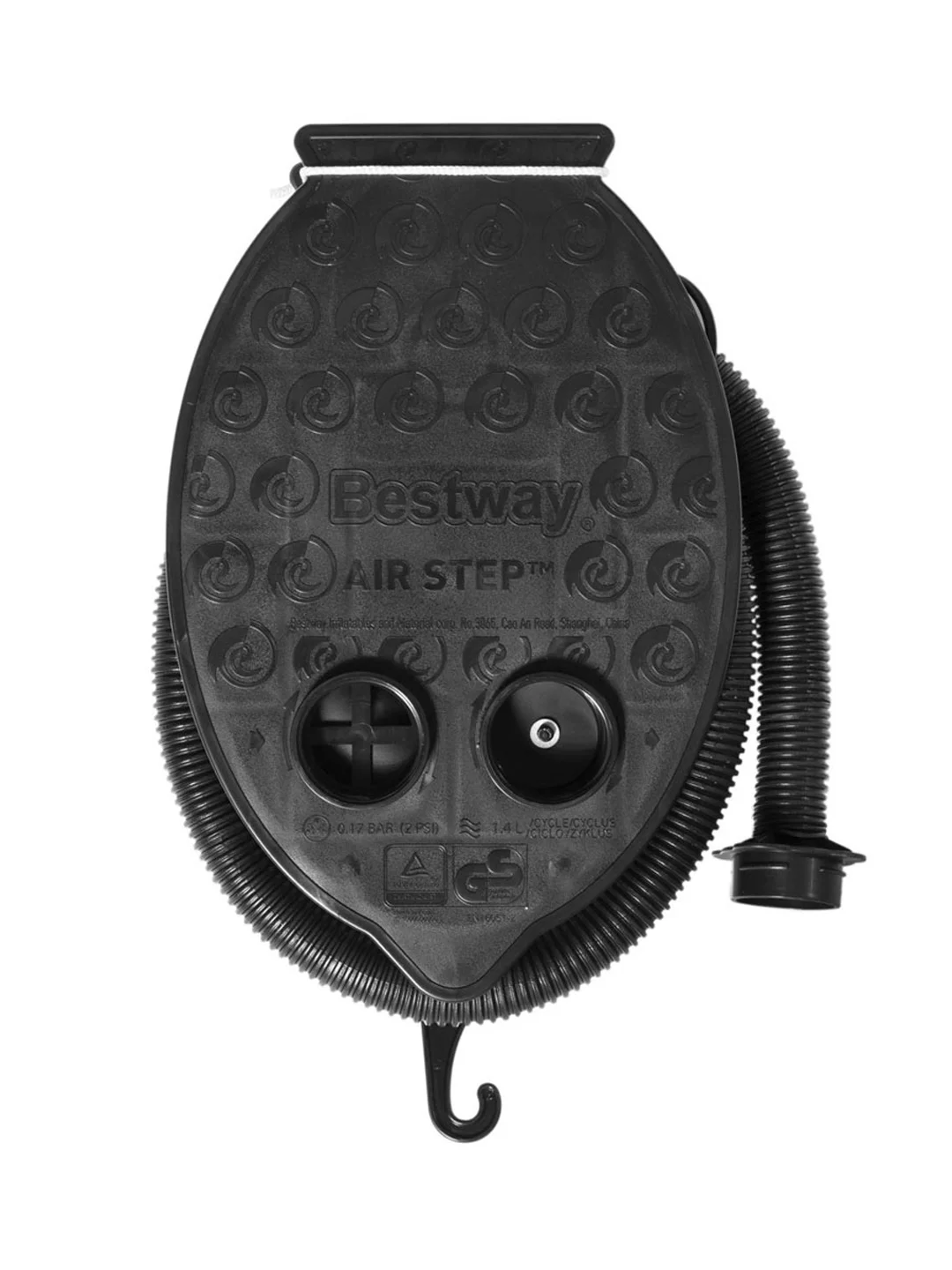 Насос ножной Bestway, шланг с 3-мя насадками, 28х19 см