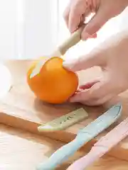 Набор нож кухонный, овощечистка керамические, доска разделочная