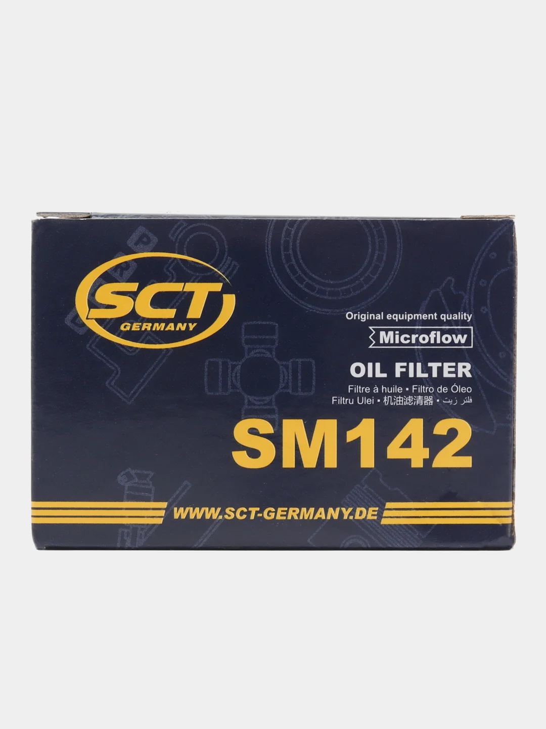 Фильтр масляный SCT SM142 Ларгус, Логан, Сандеро