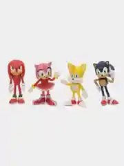 Разноцветный фигурка: Sonic All Stars (набор 4шт.)