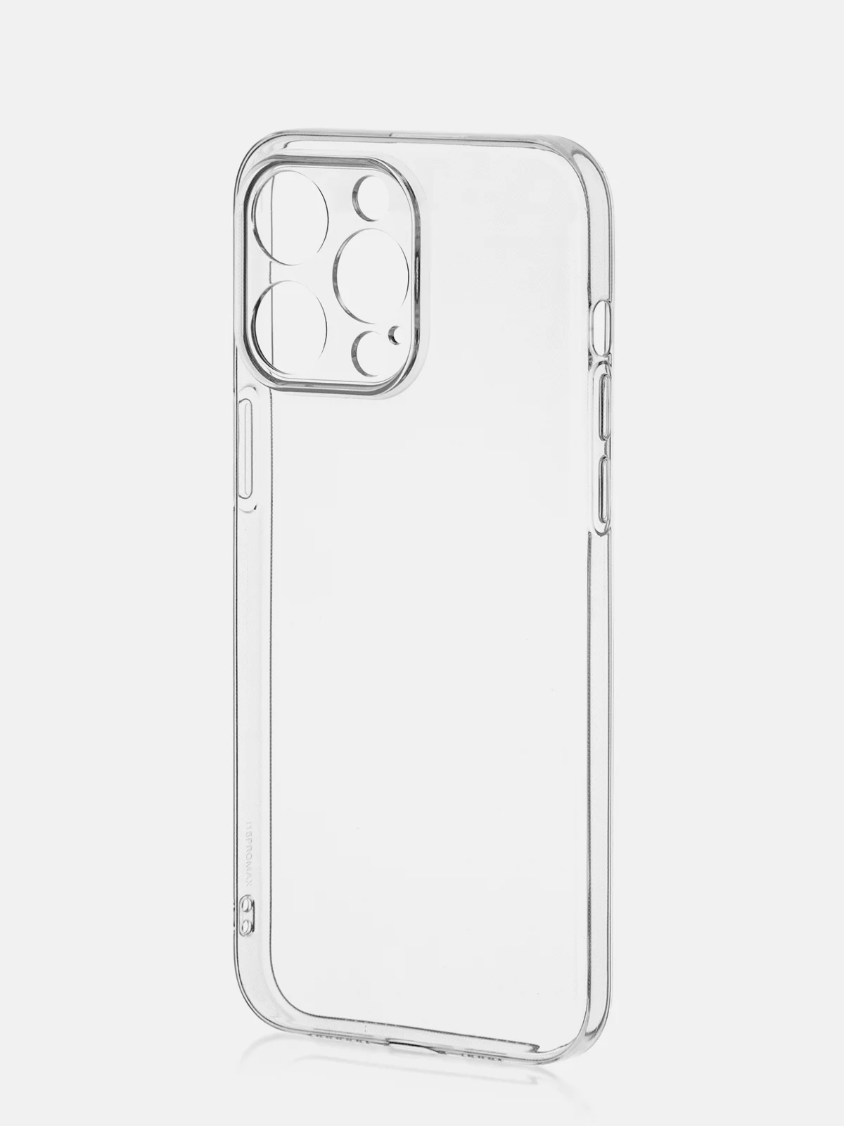 Прозрачный чехол + стекло для iPhone 15 Pro Max силиконовый ROSCO прозрачный с бортиком защитой камер