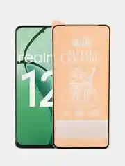 Черный защитная керамическая пленка матовая Realme 12 5G (Реалми 12 5 Джи)