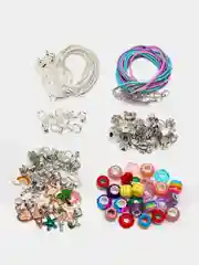 Набор для создания украшений Brauberg Kids, для девочек подарочный, бижутерия 90 элементов