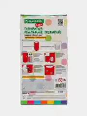 Генератор мыльных пузырей Brauberg Kids, 665150, звук салюта, раствор 240 мл, игрушка
