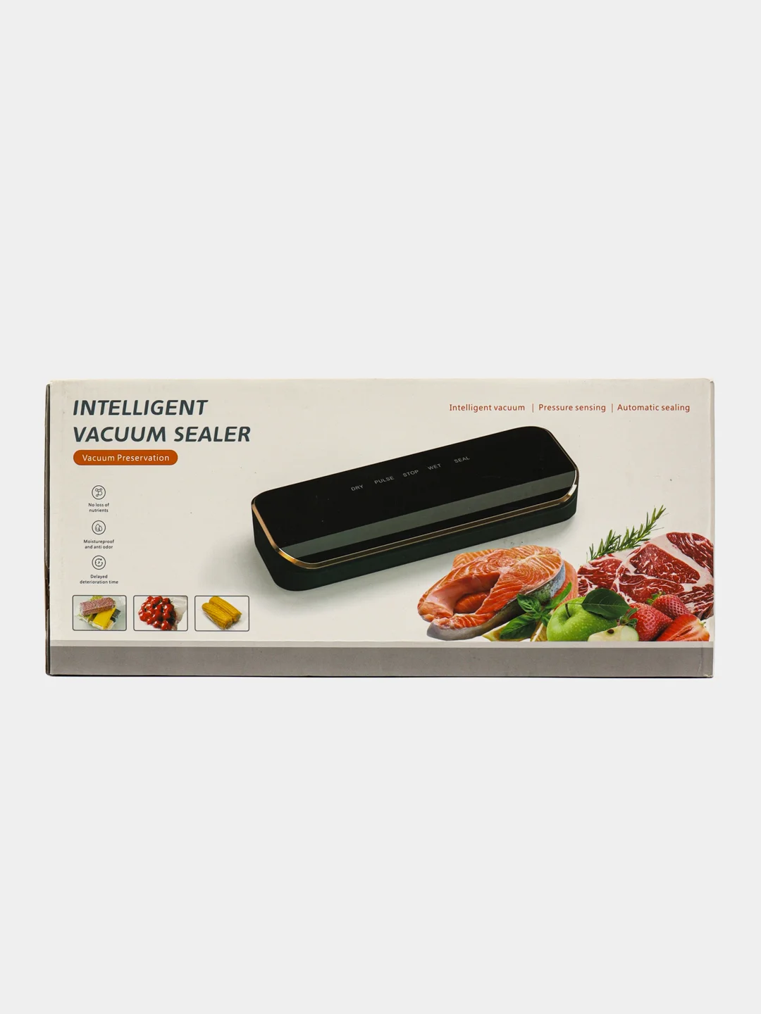 Алый вакуумный упаковщик продуктов вакууматор