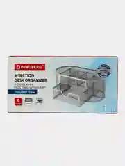 Подставка-органайзер для канцелярии  для ручек / карандашей офисная Brauberg, 9 секций