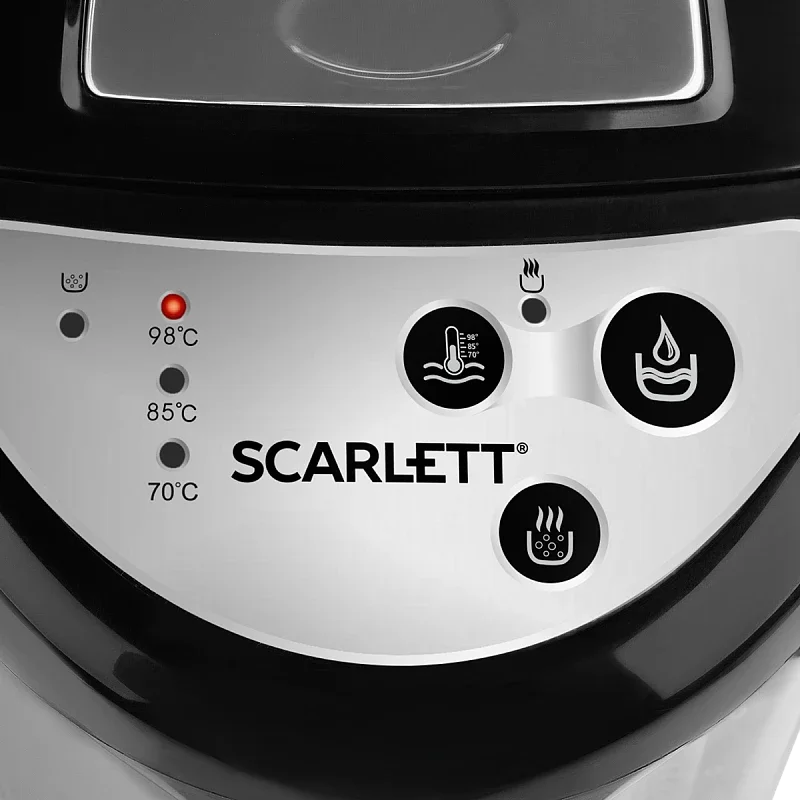 Термопот SCARLETT SC-ET10D13, 750Вт, серебряный/черный, 4 л