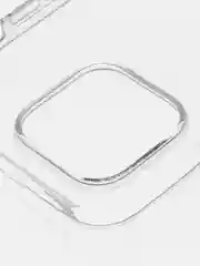Прозрачный чехол для iPhone 15 Pro Max силиконовый ROSCO прозрачный с защитой камер и от прилипания