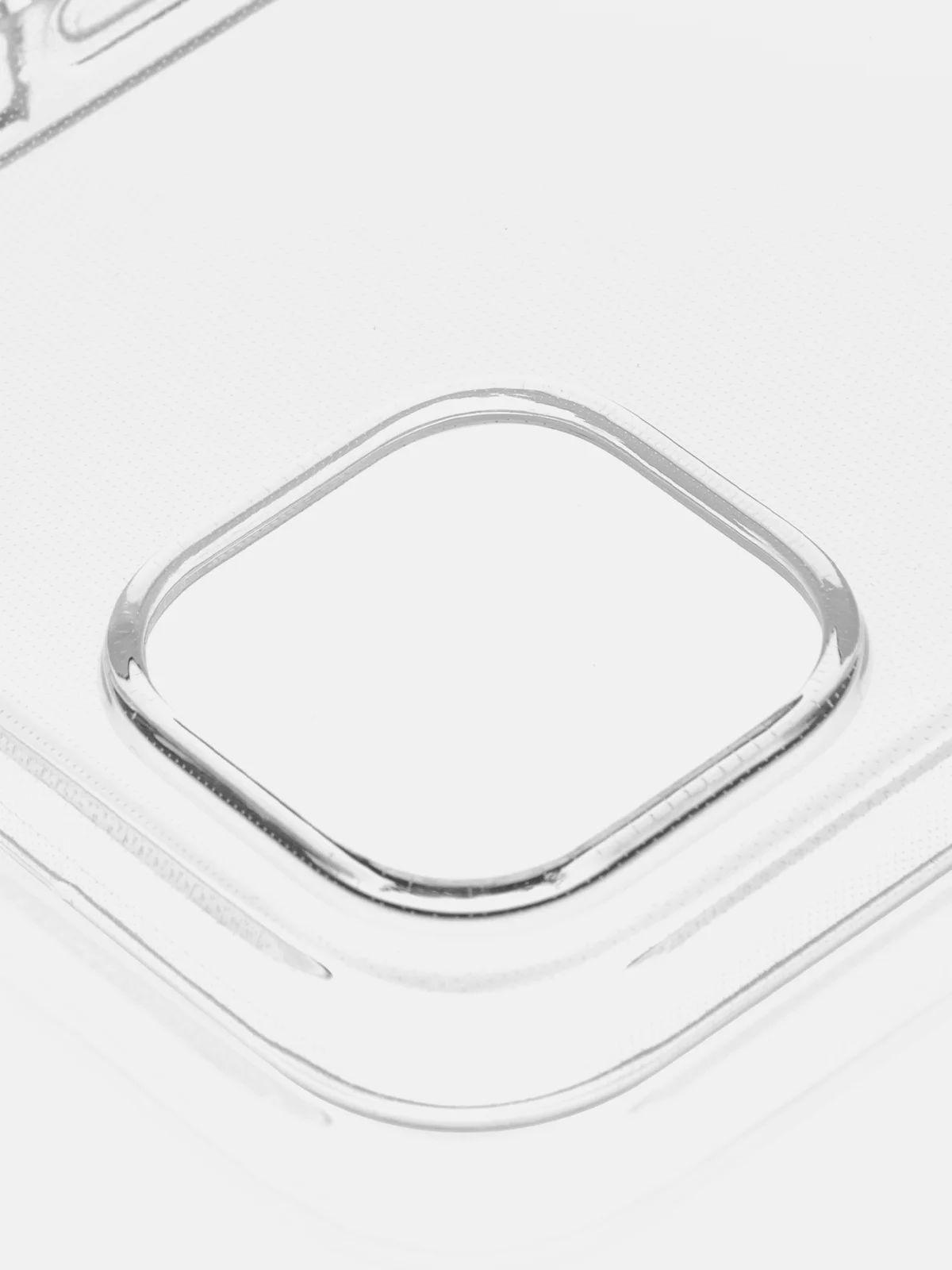 Прозрачный чехол для iPhone 15 Plus, 15+ силиконовый ROSCO прозрачный с защитой камер и от прилипания