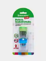 Точилка для карандашей Brauberg Kids Maxi, 271947, набор 2 шт в школу, большой контейнер