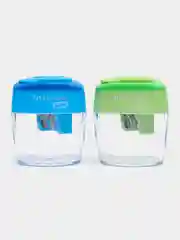 Точилка для карандашей Brauberg Kids Maxi, 271947, набор 2 шт в школу, большой контейнер