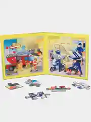Развивающая игра пазлы на магнитах Бигр "Спецтехника", УД120