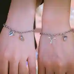 Парные браслеты на магните Friends, цепочка на руку