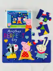 Пазл для малышей Свинка Пеппа 4 шт 15 Мозаика игра пепа Peppa Pig мультяшные любимые герои