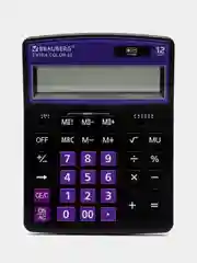 Калькулятор настольный Brauberg Extra Color12-bkpr 206x155 мм 12 разрядов,Черно-фиолетовый