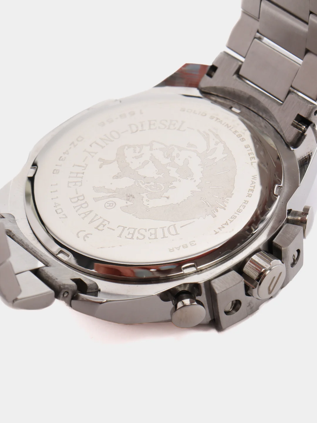 Бирюзовый часы Diesel Mega Chief DZ4318, с хронографом
