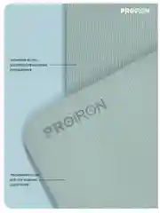 Коврик для фитнеса и йоги нескользящий складной PROIRON, 1830х610х6 мм, TPE, бирюзовый