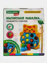 Сортер Brauberg Kids, 665246, для малышей, магнитная рыбалка, развивающие игрушки, дерево