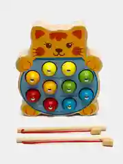 Сортер Brauberg Kids, 665246, для малышей, магнитная рыбалка, развивающие игрушки, дерево