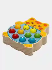 Сортер Brauberg Kids, 665246, для малышей, магнитная рыбалка, развивающие игрушки, дерево