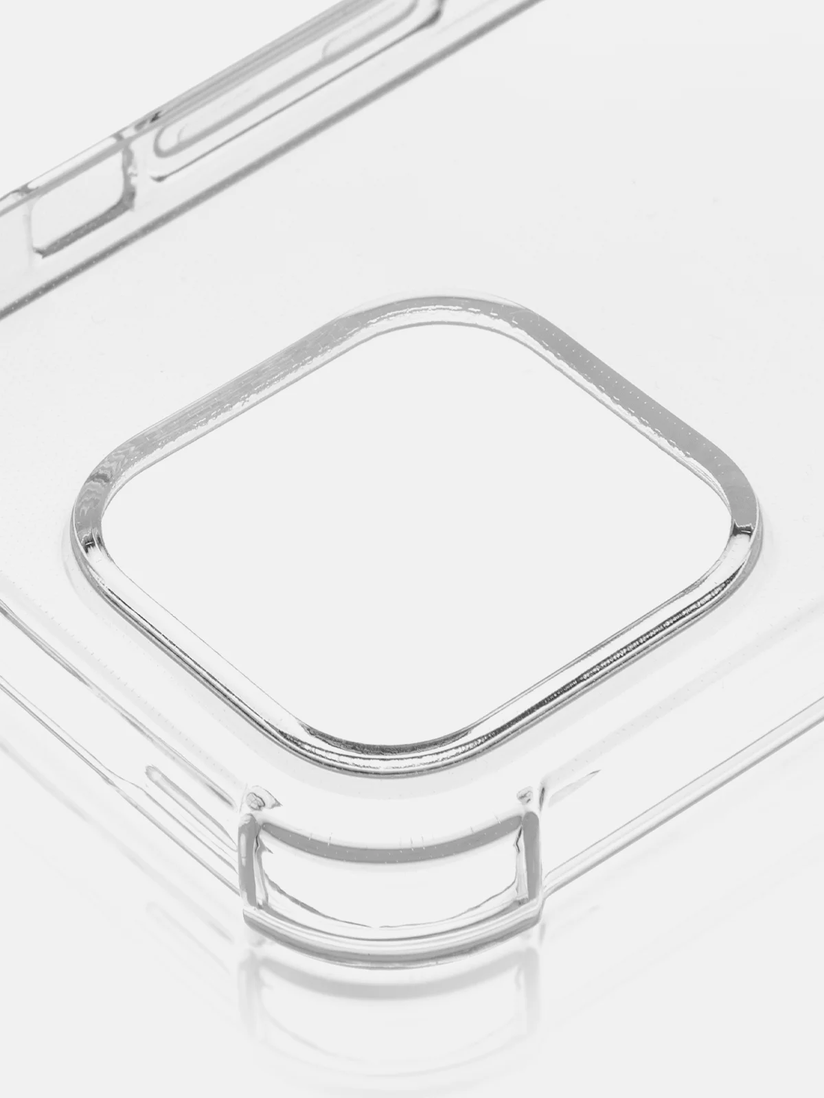 Прозрачный чехол для iPhone 15 Pro противоударный силиконовый ROSCO прозрачный с усиленными углами
