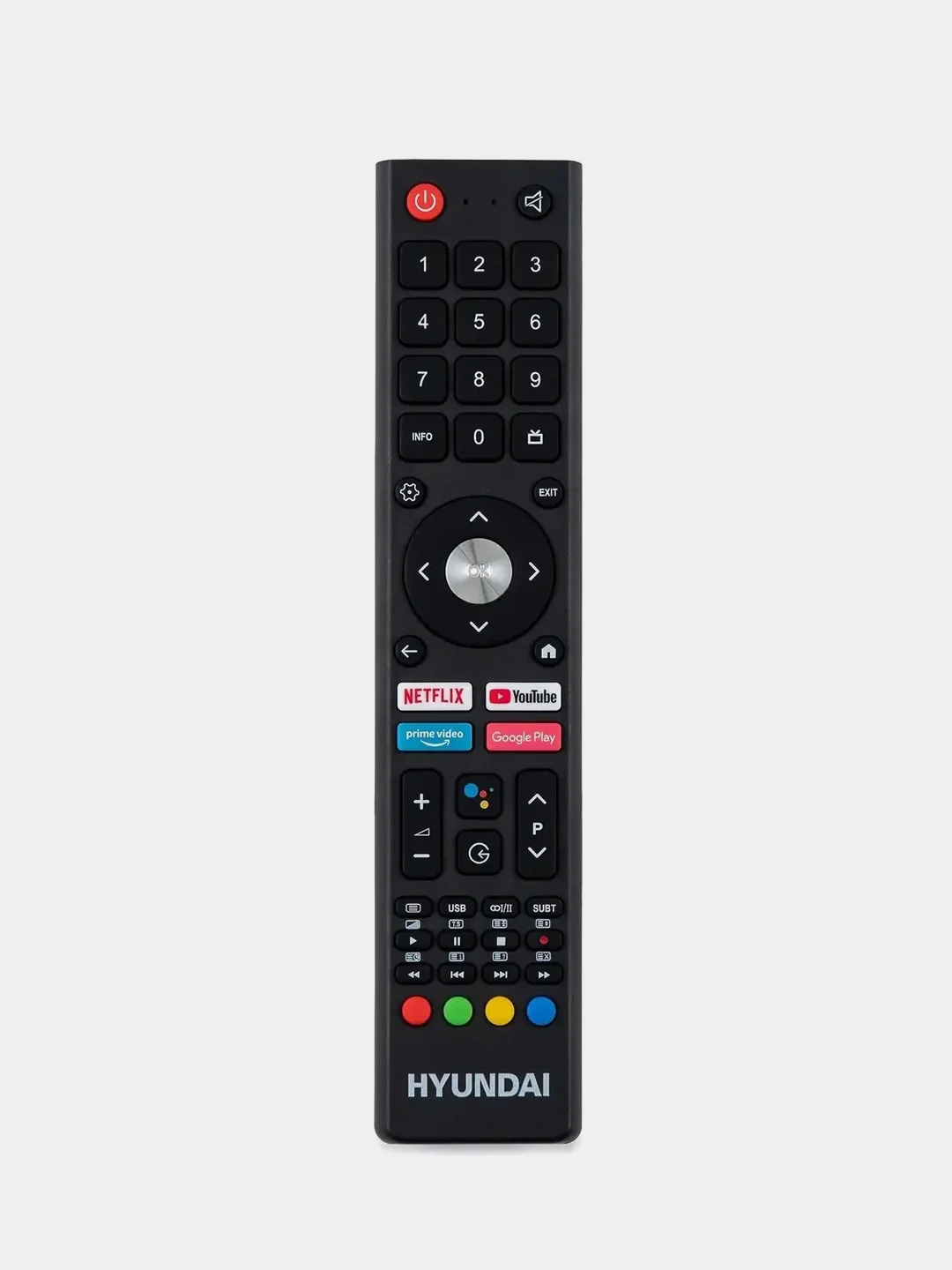 Черный телевизор Hyundai H-LED43BU7006 4K Ultra HD HDR Smart TV Wi-Fi  Bluetooth