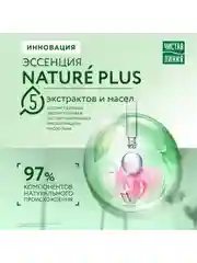Гель для душа Чистая линия, Пробуждающий, смородина и ледниковая вода, 250 мл