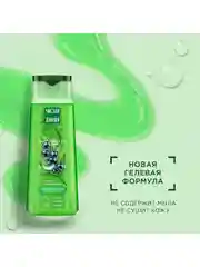 Гель для душа Чистая линия, Пробуждающий, смородина и ледниковая вода, 250 мл