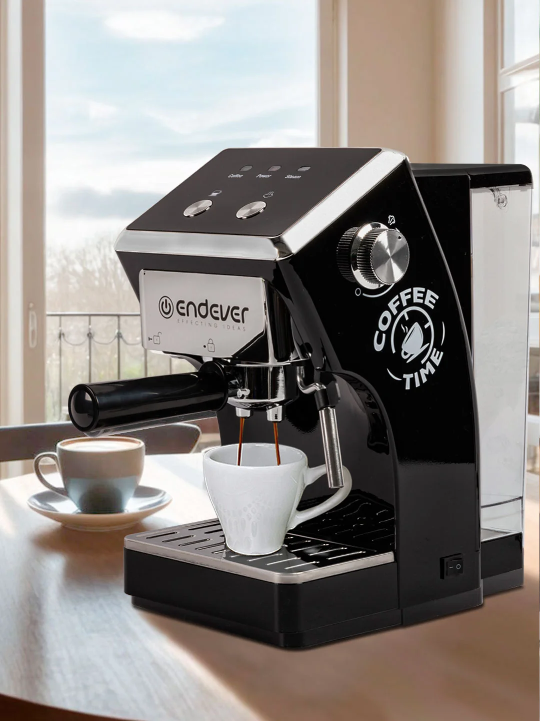 Кофеварка рожкового типа ENDEVER Costa-1085