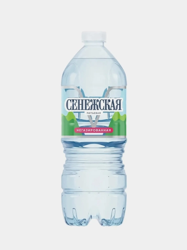 Вода негазированная СЕНЕЖСКАЯ питьевая, 1 л