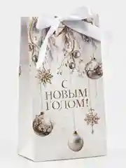 Пакет подарочный с лентой "Волшебный Новый год"