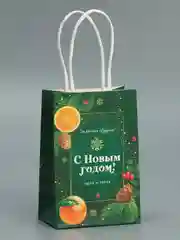 Пакет крафтовый "Тепло Нового года"