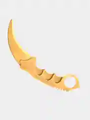 Черный нож керамбит Голд, Скретч (Scratch), Драгон гласс (Dragon Glass), деревянный