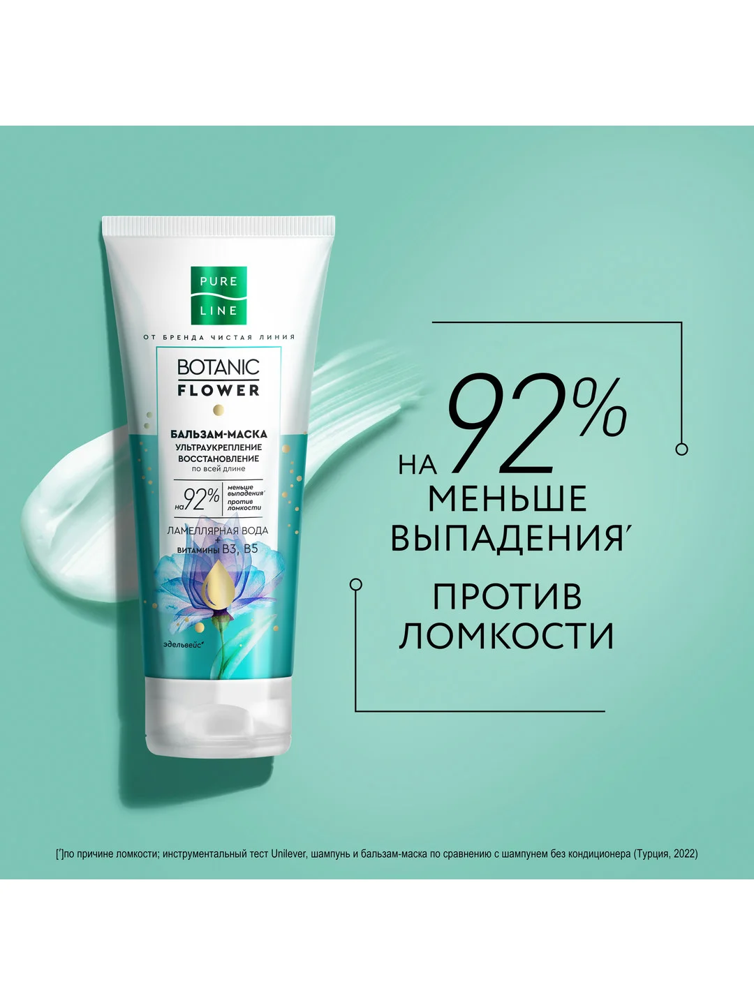 Бальзам-маска для волос "Ультраукрепление" Pure Line, 200 мл