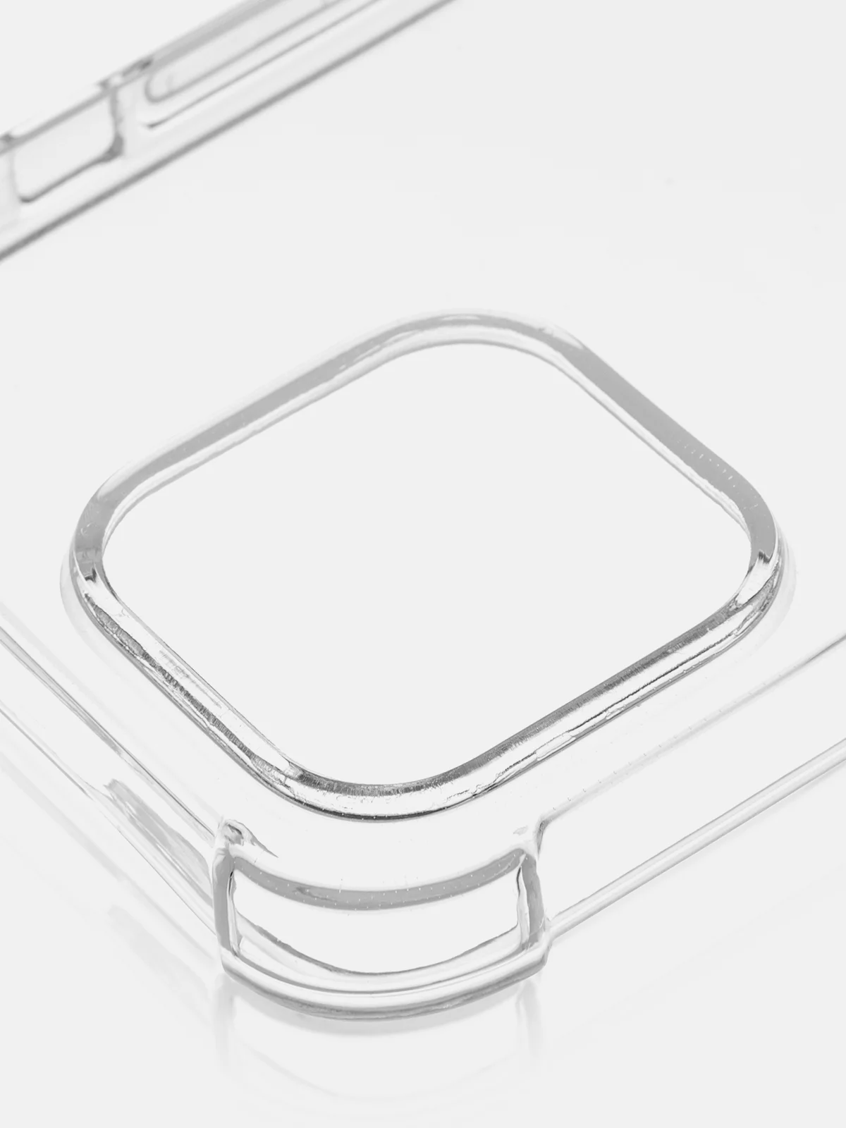 Прозрачный чехол для iPhone 15 Pro Max противоударный силиконовый ROSCO прозрачный, усиленные углы